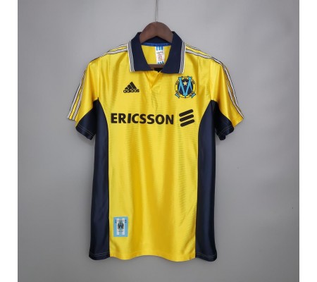 Marseilles 98/99 Third Yellow Soccer Jersey